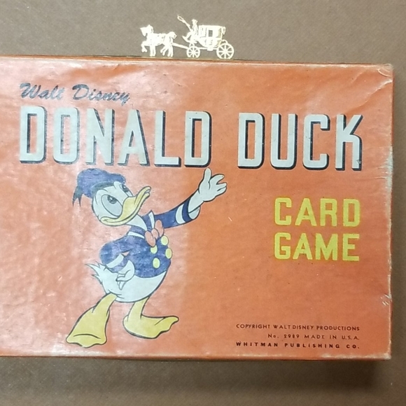 Vintage Donald Duck Card Game 1949